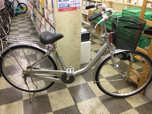 中古自転車〕ミヤタ シティサイクル ママチャリ 26インチ シングル